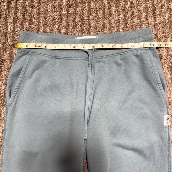 Reigning Champ Lightweight Terry Fleece Slim Sweatpant Ink Light Blue Small EUC - Picture 4 of 10